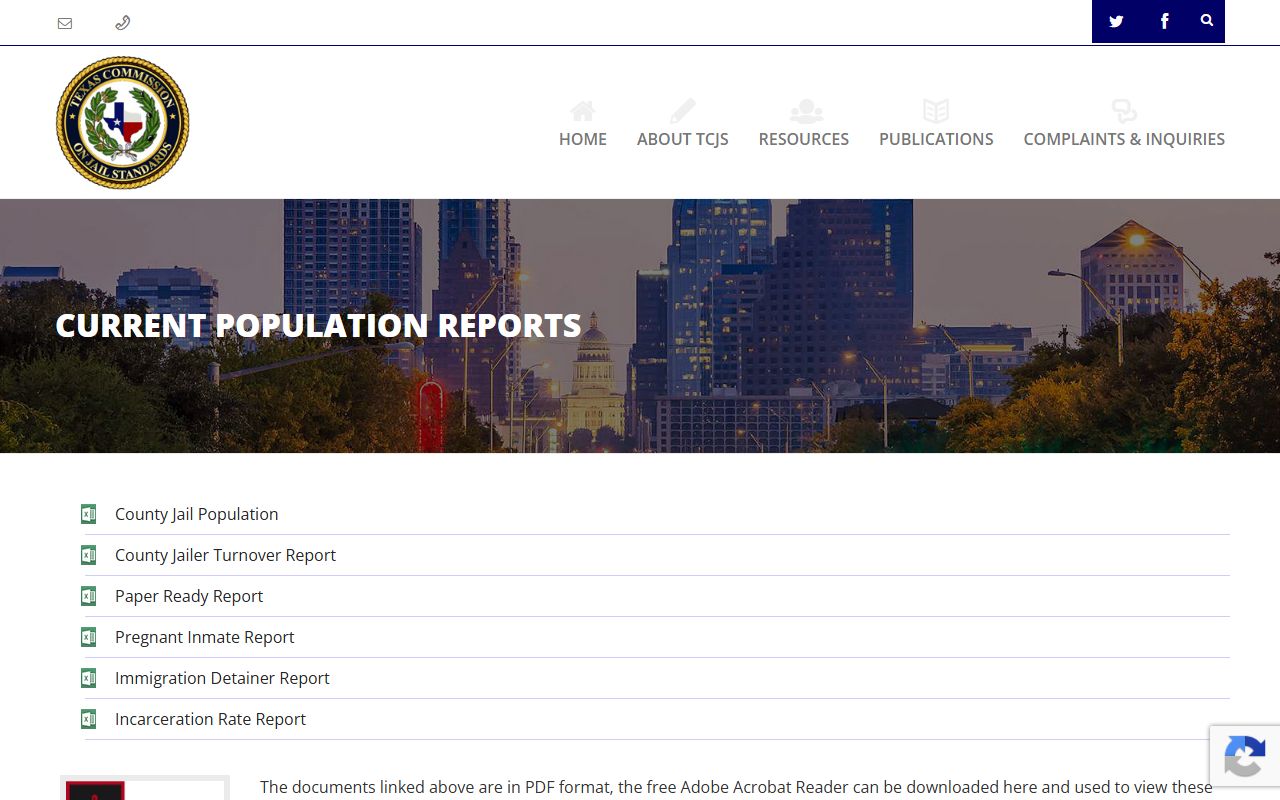 Brown County inmate population TCJS current population reports
